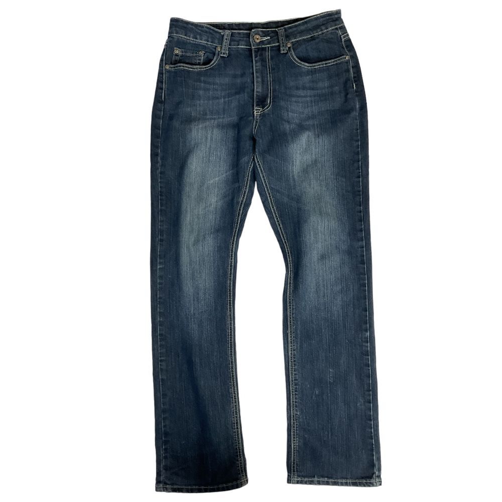 Firefly Women's Mid-Rise Straight Leg Jeans Size 12 Blue‎ Medium Wash Denim